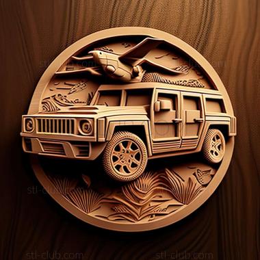 3D мадэль Hummer H1 (STL)